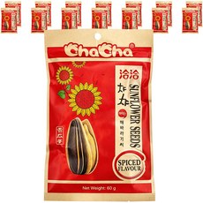 챠챠 해바라기씨 스파이시향, 60g, 15개