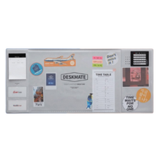 사무실 메모 수납 스케줄정리 데스크매트 사무용 책상 장패드, 블랙