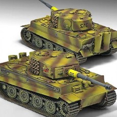 아카데미 32000 실속형 독일육군 타이거1 후기형 전차 1/35, 1개