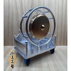 泓展工藝 廟會陣頭微縮模型 大鑼車, 1個