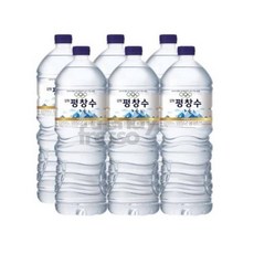 마켓터치드 평창수 2Lx6개 페트병음료수, 2L