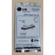 LG Pocket Photo 相印機相紙 zink免墨水 適用LG相印機, 1個, LG原廠/"不可"黏貼(白色包裝),1包