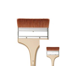 백붓 6호 100mm 1개입 물감붓 물감용붓