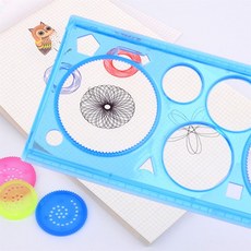 올영라이프 도형자 세트 템플레이트