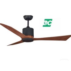 （修一）穩帝士吊扇52吋 吊扇42吋 原木黑 原木白 柚木黑 3d葉片 DC吊扇 直流變頻 不付燈 遙控 台灣製造, 42吋柚木黑