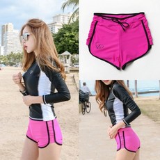 핫핑크 셔링 비치바지, 본상품선택, 본상품선택