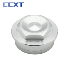 CNC 전륜 잠금 너트 볼트 후면 체인 조절기 액슬 블록 휠 Cocer For KTM EXC SX 85-530 2022, 12 Silver Front  Nut