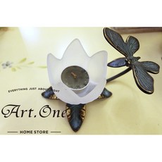 鄉村風 蜂鳥燭台 銅綠 擺飾，精緻蜂鳥造型，營造復古田園氛圍，提升居家空間美感與品味