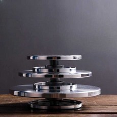 주물 손물레 돌림판 대형 알루미늄 턴테이블 수동 몽땅, 25cm 직경 15cm, 1개