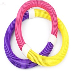 스프링 훌라후프 복부 근력 운동 스프링훌라후프, 1개