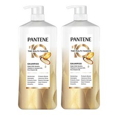 팬틴 샴푸 1.13L 2팩 Pantene Multi-Tasker 10 Shampoo 38.2 fl oz, 2개