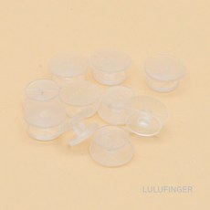 [룰루핑거] 신발 꾸미기 투명 버튼 (10개입) 2L-01-206
