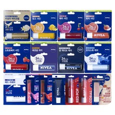 니베아 립케어 립밤 4.8g, 스트로베리 샤인, 1개