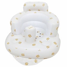 加厚寶寶學坐椅 嬰兒座椅 洗澡椅 寶寶餐椅 充氣沙發 學坐神器, 大款.老虎