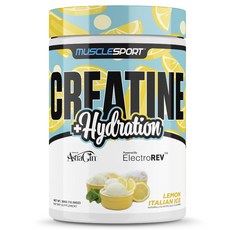 MUSCLESPORT 肌酸補水 檸檬義式冰飲, 1個, 300g
