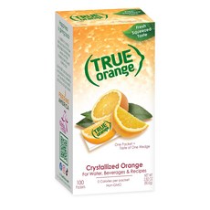 True Citrus TRUE ORANGE Water Enh TRUE ORANGE Water Enhancer Bulk Dispenser Pack - 100 Count (Pack