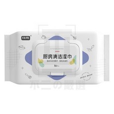 佳茂 廚房清潔濕巾 80抽, 1個, 單包價,訂單未滿99元不出貨【不含運費】