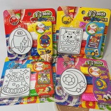 missU 雪花泥雙面透光畫(隨機不挑款) 4色珍珠泥 黏土畫 DIY吊飾 親子互動 兒童玩具, 1個