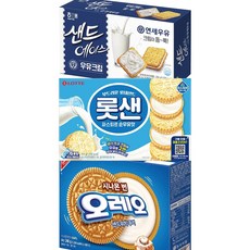 파드몬set 롯샌 파스퇴르 순우유맛 + 샌드에이스 우유크림 + 오레오 시나몬 샌드, 1