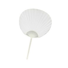 종이 원형부채 여름부채