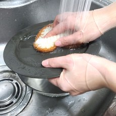 딩컴퍼니 남녀공용 실리콘 방수 손목 보호대 투명, 2개