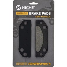 2203147 폴라리스 레인저 500 700 800 XP 크루 세미 메탈릭을 위한 틈새 주차 브레이크 패드 세트