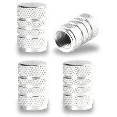 알루미늄 합금 타이어 밸브 스템 캡 4 Pcs 자동차 오토바이 및 자전거 용 범용 커버 자동 액세서리, C0646 silver