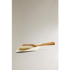 zara 자라 브러시 쓰레받기 세트 - 화이트310155, 단일 사이즈