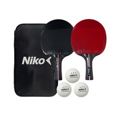 니코 경기용 탁구라켓 세트 ITTF 국제 공인 방과후 입문자용 수업용, 1개, 상세페이지 참조