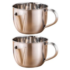 가정용 주방용 듀얼 콘센트가 있는 스테인리스 스틸 그레이비 오일 수프 분리기, 2