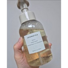 아로마티카 제스티 핸드솝 그레이프프룻 & 탠저린 300ML 버블 핸드워시 손세정제 핸드케어 집들이선물 생일선물, 아로마티카 제스티 핸드솝 그레이프프룻 & 탠저린 300, 1