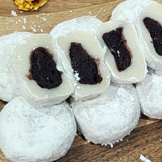 30년전통 단팥 찹쌀떡 찹쌀 모찌 떡 찹쌀 팥떡 옛날찹쌀떡 수제찹쌀떡 왕찹쌀떡 팥앙금떡, 60g, 20개