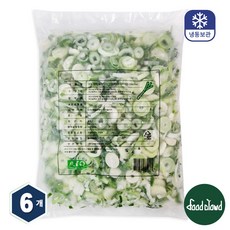 아토 냉동 대파 슬라이스, 1kg, 6개