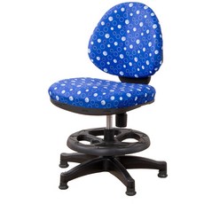 BuyJM 曼蒂繽紛固定式兒童成長椅-台灣製升降電腦桌椅，舒適學習好幫手, 藍色, 1個