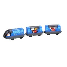 兒童玩具火車模型套裝 益智拼裝玩具, 藍色, 1個