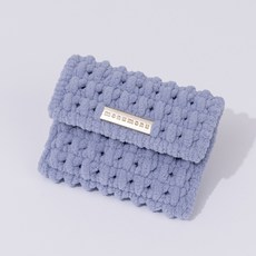 모누의 네트공예 - 벚꽃팝콘 카드지갑 DIY 키트 (영상제공), 애쉬그레이, 1개