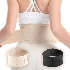 코지스 부드러운 허리보호대 허리복대 압박밴드, 블랙, 1개