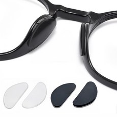 스마트옵틱 흘러내림 방지 플랫형 흡착 코패드 10쌍 안경 코받침 실리콘