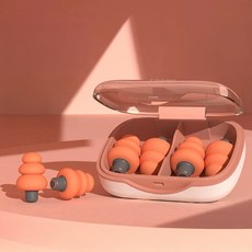 원스바이 수면 이어플러그, 2개, 오렌지