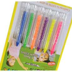 스틱형 형광 페이스 페인팅(파티 분장 스포츠응원)