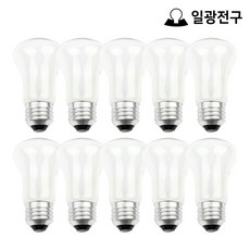 일광 크립톤 전구 40W E26 불투명 - 10개입 세트