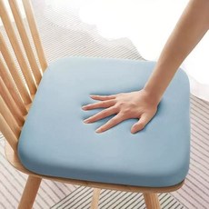 실키폼 메모리폼 스퀘어 방석 사무실 의자 카페