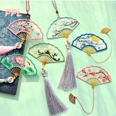 DIY 자수 책갈피 키트 프랑스 자수 세트 독서용품 취미생활 자개책갈피, A482