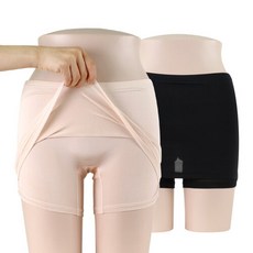 MULANG RUSE 女用褲裙式安全褲, 皮膚