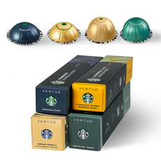 네스프레소 버츄오 정품 스타벅스 버라이어티 4팩, 6.8g, 1세트, 40개입