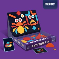 mideer 창의력 활동 자석 보드 게임, 1개, 92피스