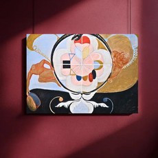 힐마 아프 클린트 명화 캔버스 액자 50x70 거실 인테리어 오방갤러리, 20호 (40~50cm), suw