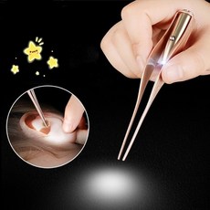 청새치 led 귀지집게 유아핀셋 로즈골드, 1개입, 1개