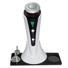 무선 주파수 미용 기기 RF 피부 리프팅 얼굴 몸 얼굴 회춘 타이트닝 아이 백 제거 마사지기 3 in 1, 02 UK Plug