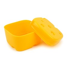 TW 귀여운 치즈 보관함 냉장고 통 수납함 정리 장식 인테리어, 1개